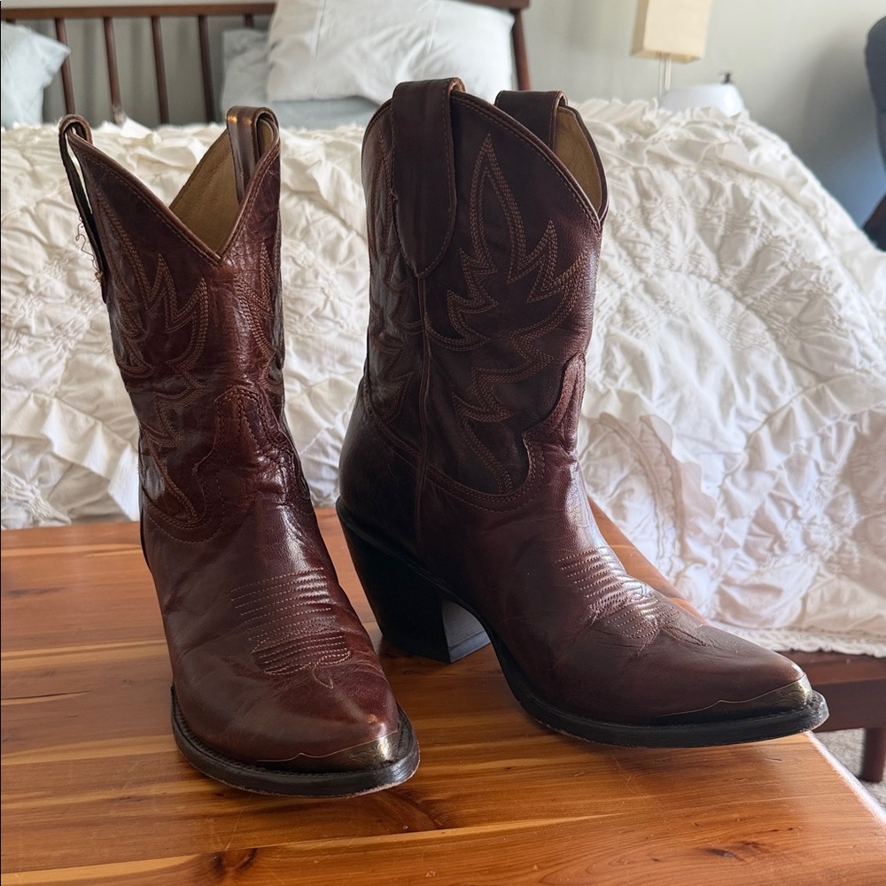Idyllwind Fueled by Miranda Lambert Brown Leather Cowboy Boots Size 11